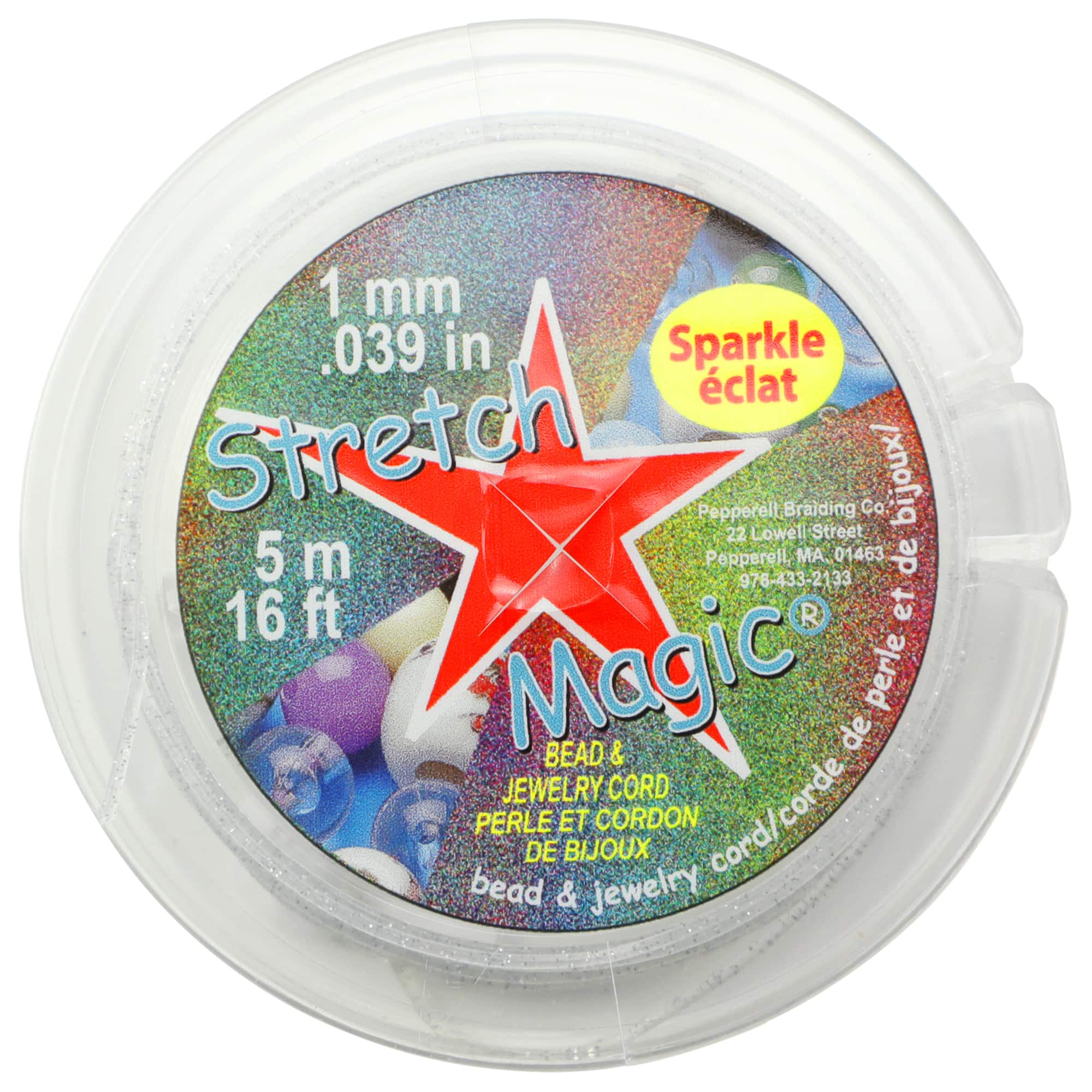 Stretch Magic® Sparkle Bead & Jewelry Cord, 1mm